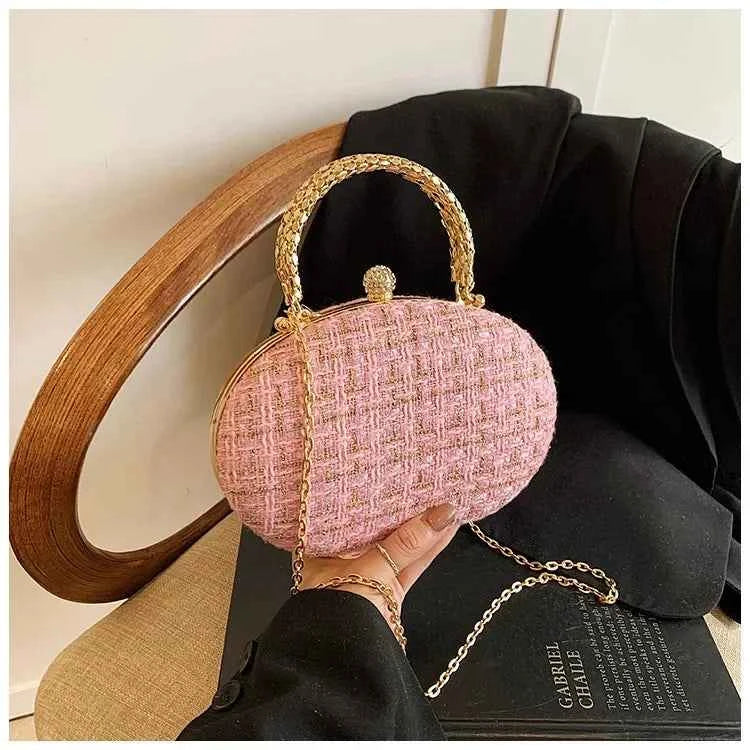 JAD Éclat Doré - Sac de Soirée Carré