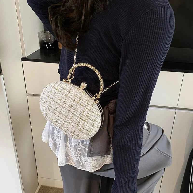 JAD Éclat Doré - Sac de Soirée Carré