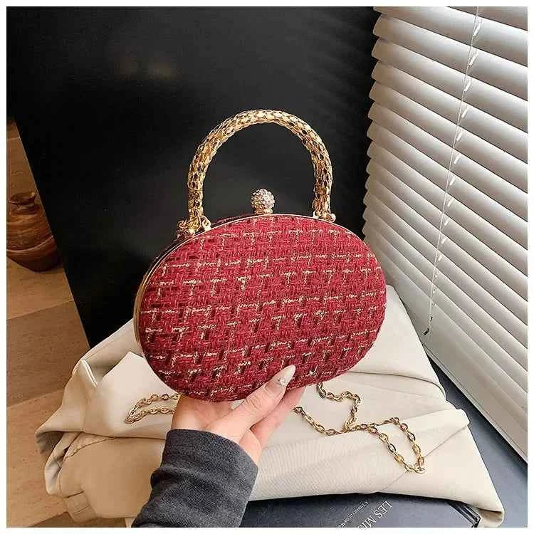 JAD Éclat Doré - Sac de Soirée Carré