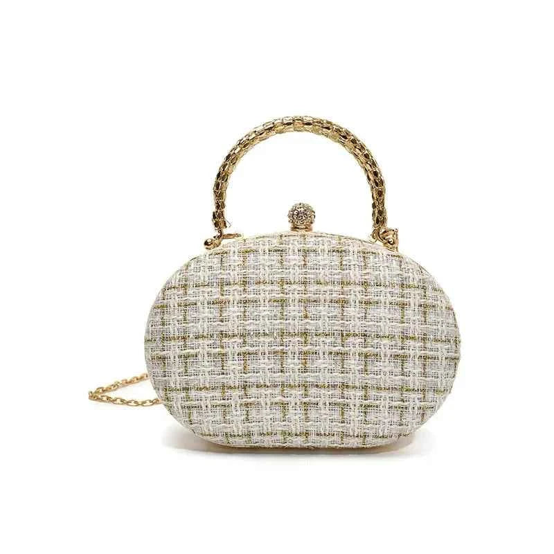 JAD Éclat Doré - Sac de Soirée Carré