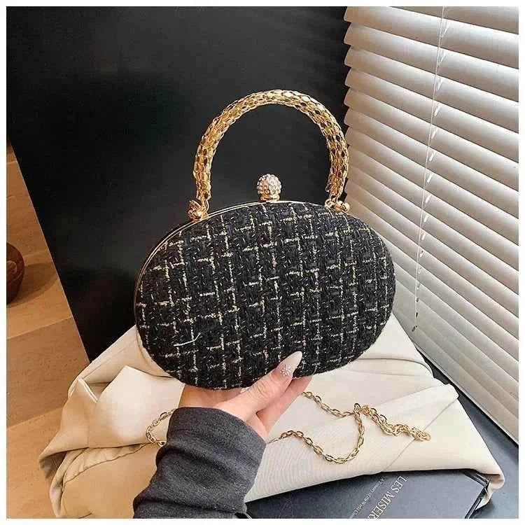 JAD Éclat Doré - Sac de Soirée Carré