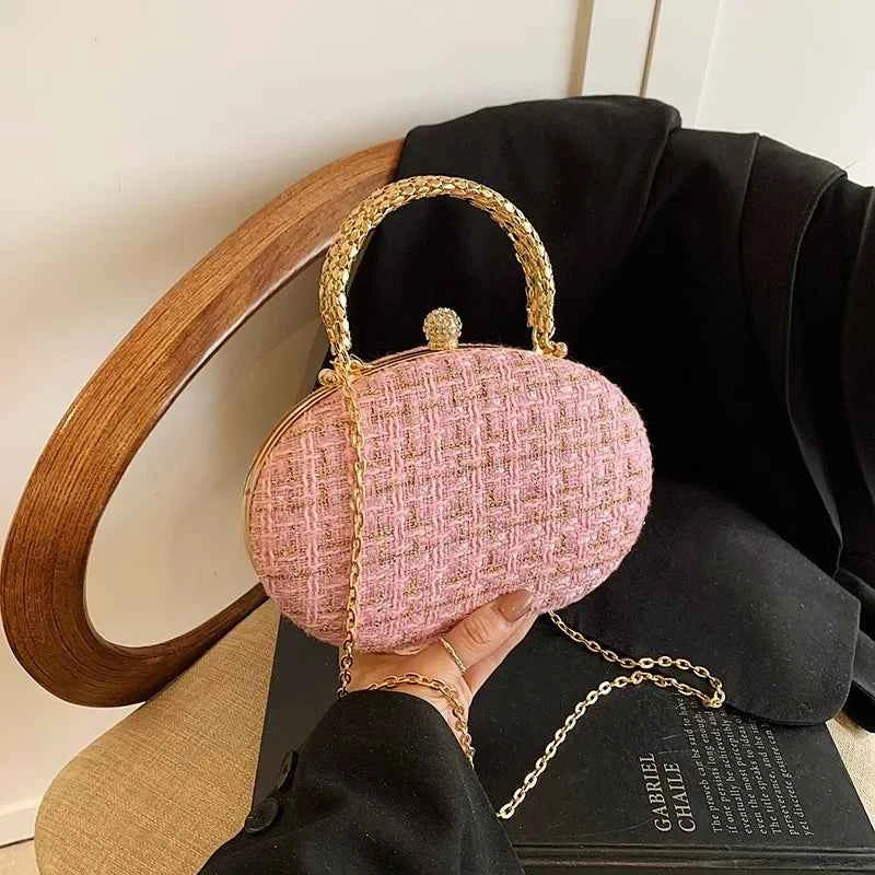 JAD Éclat Doré - Sac de Soirée Carré