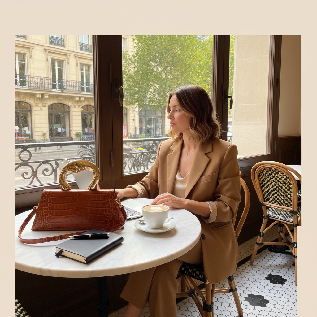 Sac Messager Café Parisien