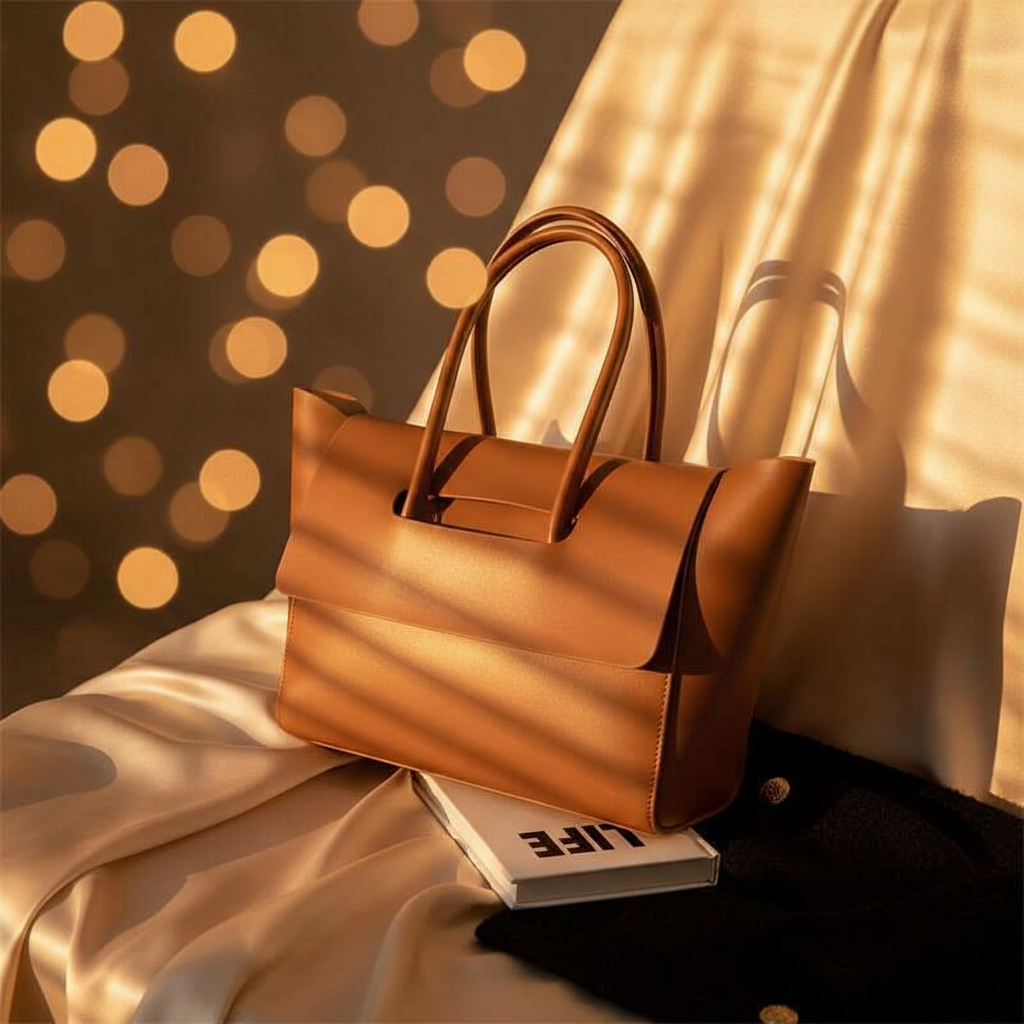 Sac signature marron clair